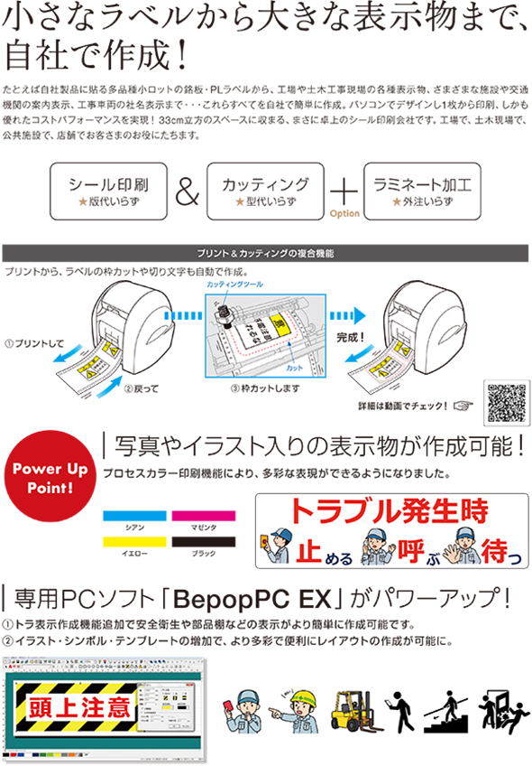 50%OFF!】 マックス フリーカットラベルプリンタ ビーポップ CPM-100SH4 IL90217